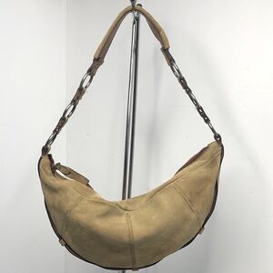 Vintage Yves Saint Laurent Mombasa Calfskin suede Leather Bag